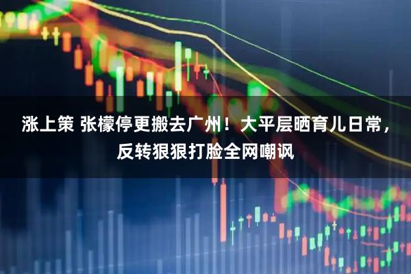 涨上策 张檬停更搬去广州！大平层晒育儿日常，反转狠狠打脸全网嘲讽